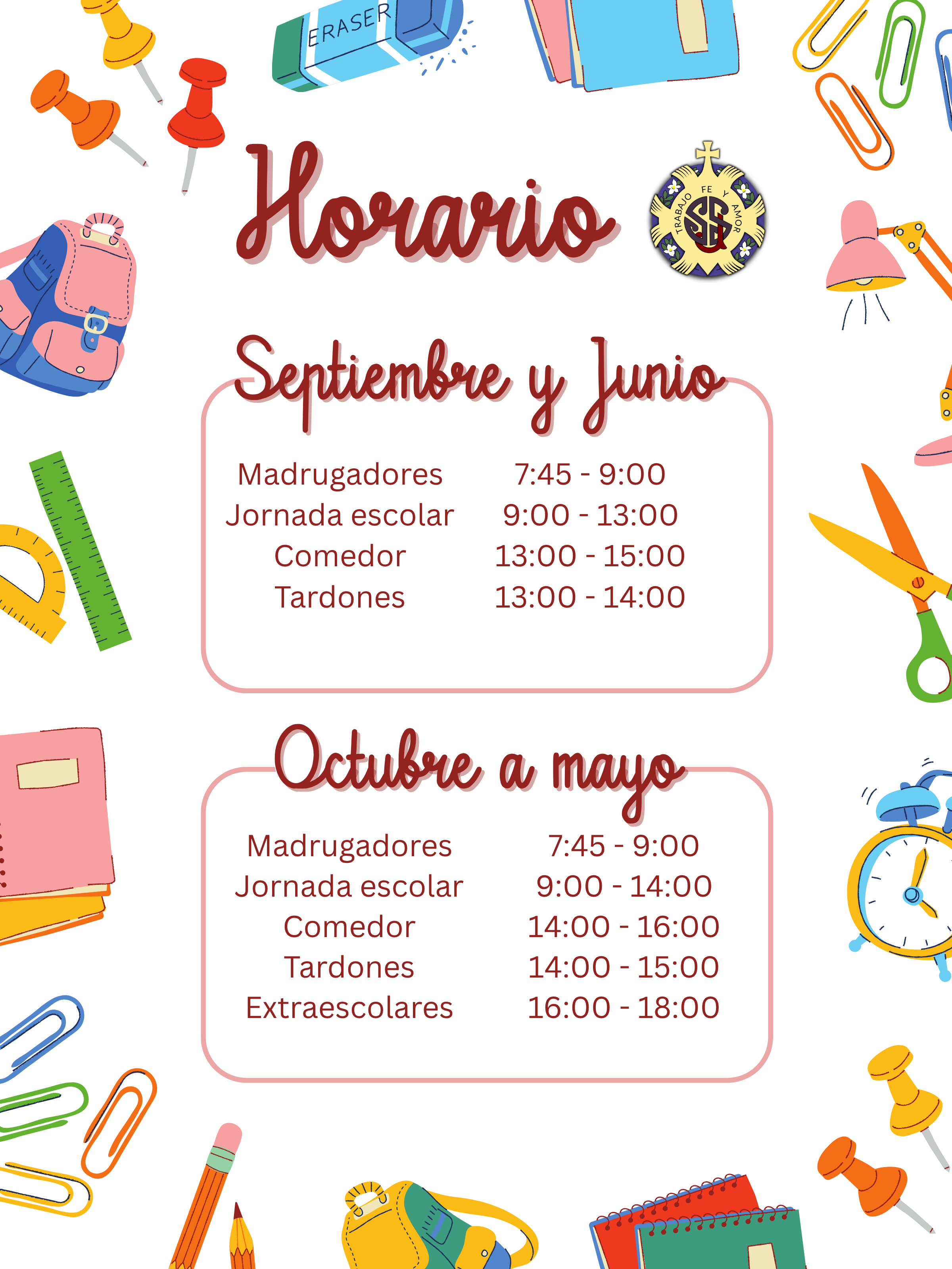 Horario escolar